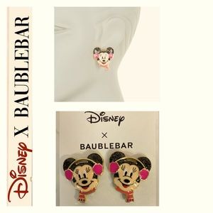 🐘🐘💓 Baublebar Minnie Mouse Earmuffs Stud Earrings